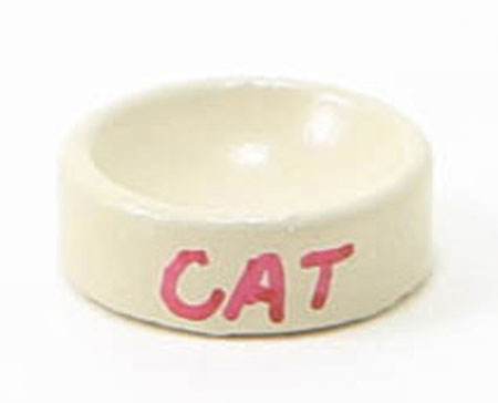 Dollhouse Miniature CAT DISH